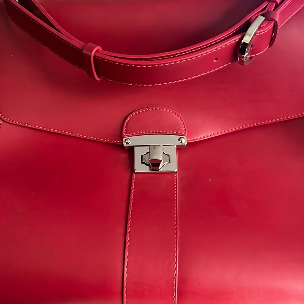 Alberta Di Canio Leather Winged Tote